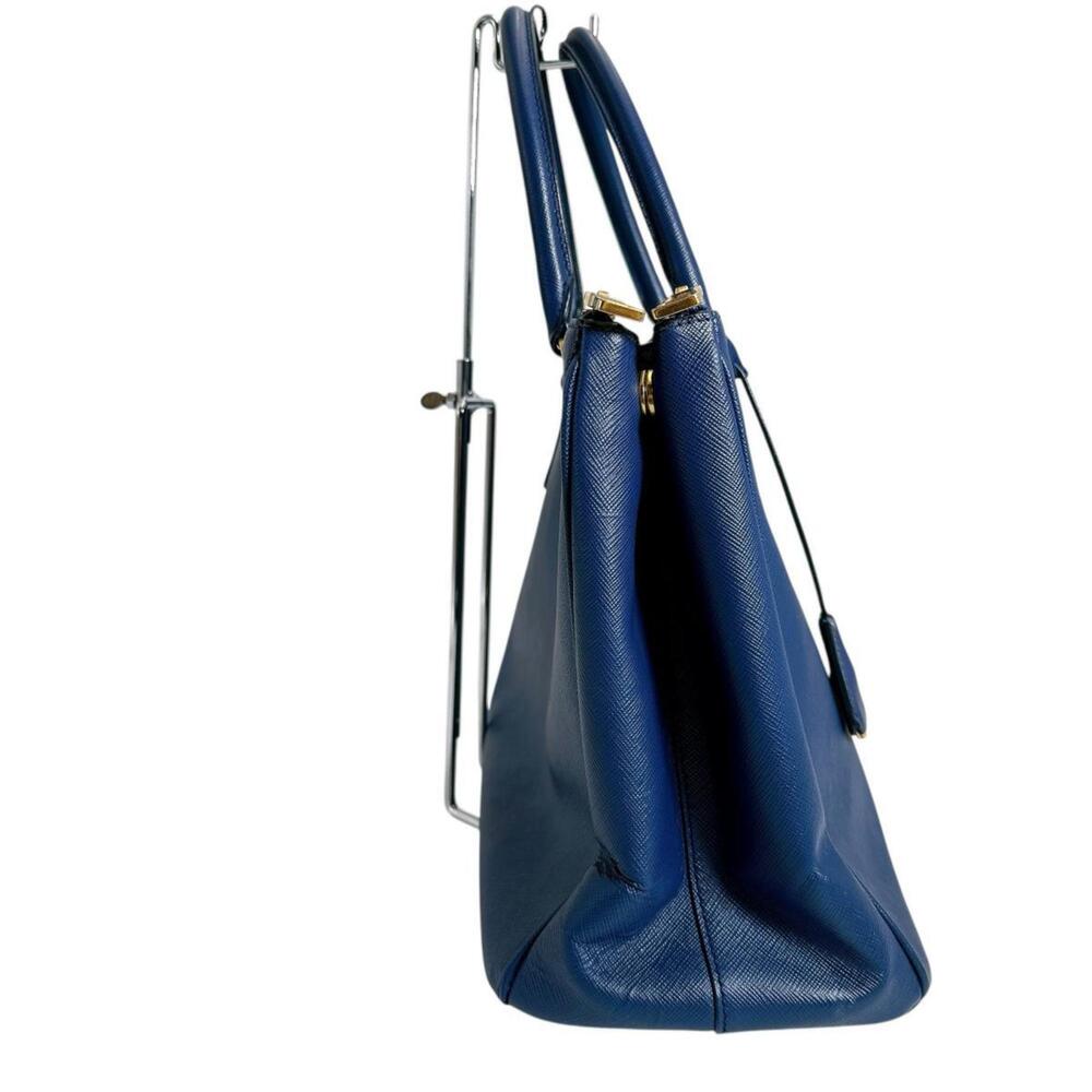 PRADA Blue Leather Shoulder Bag - Picture 4 of 16